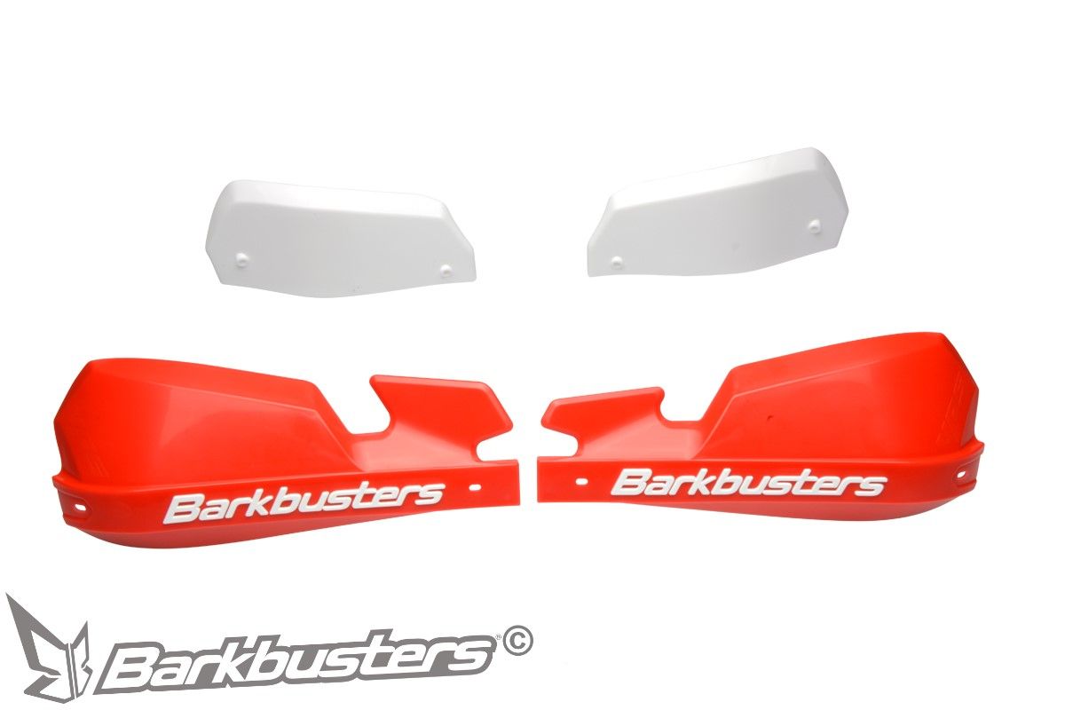 Barkbusters VPS Műanyag védő - PIROS (FEHÉR szélterelővel) - VPS-003-01-RD