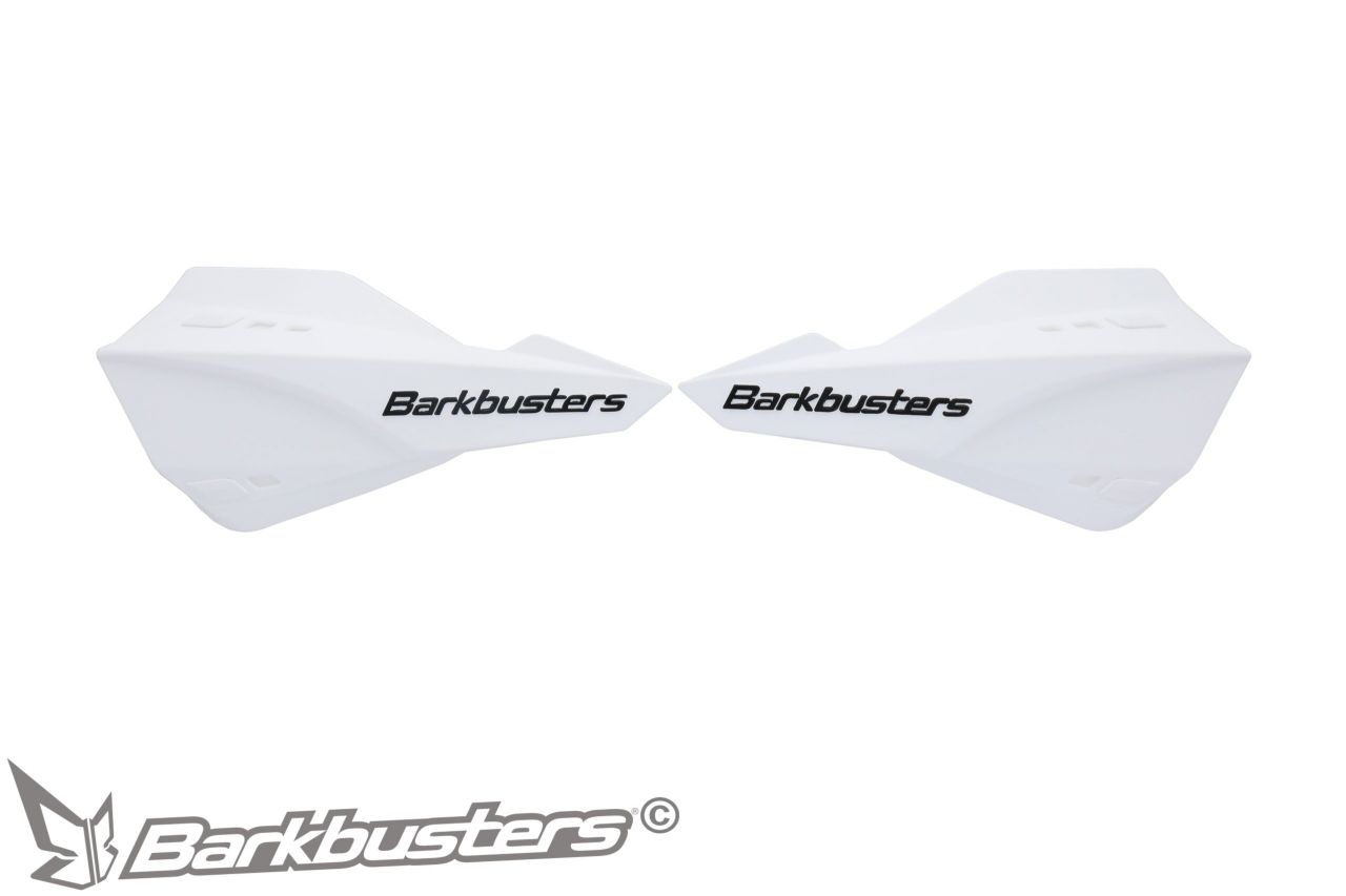 Barkbusters - SABRE Motocross/Enduro kézvédő szett - FEHÉR (FEHÉR szélterelőkkel)
