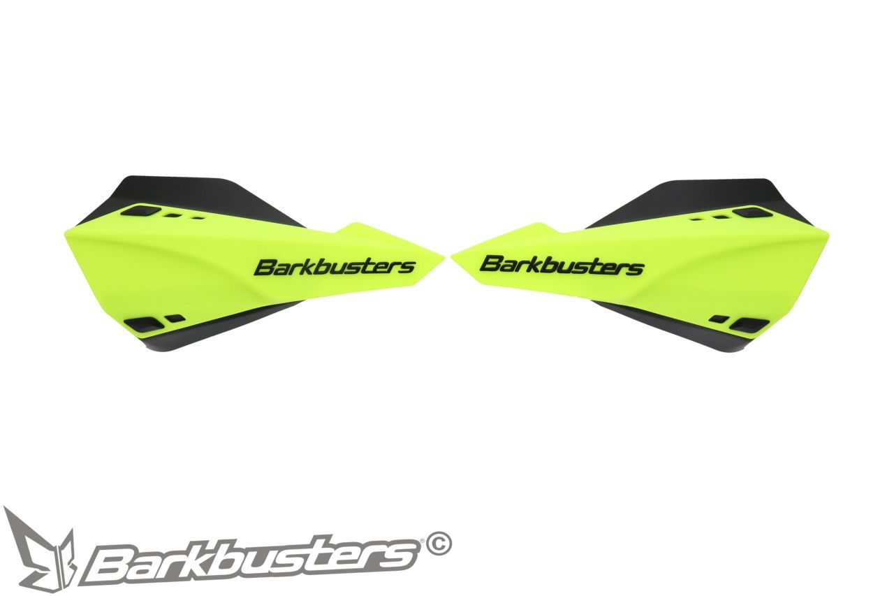 Barkbusters - SABRE Motocross/Enduro kézvédő szett - SÁRGA láthatósági (FEKETE szélterelőkkel)