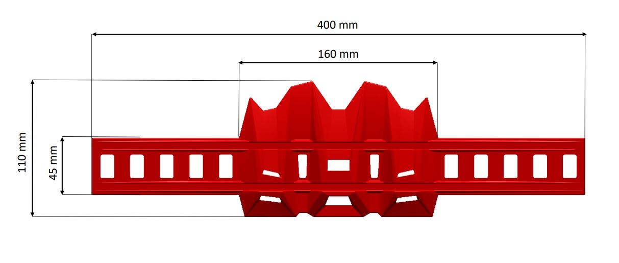 Acerbis Kipufogó védő - NARANCSSÁRGA - 0022754.010