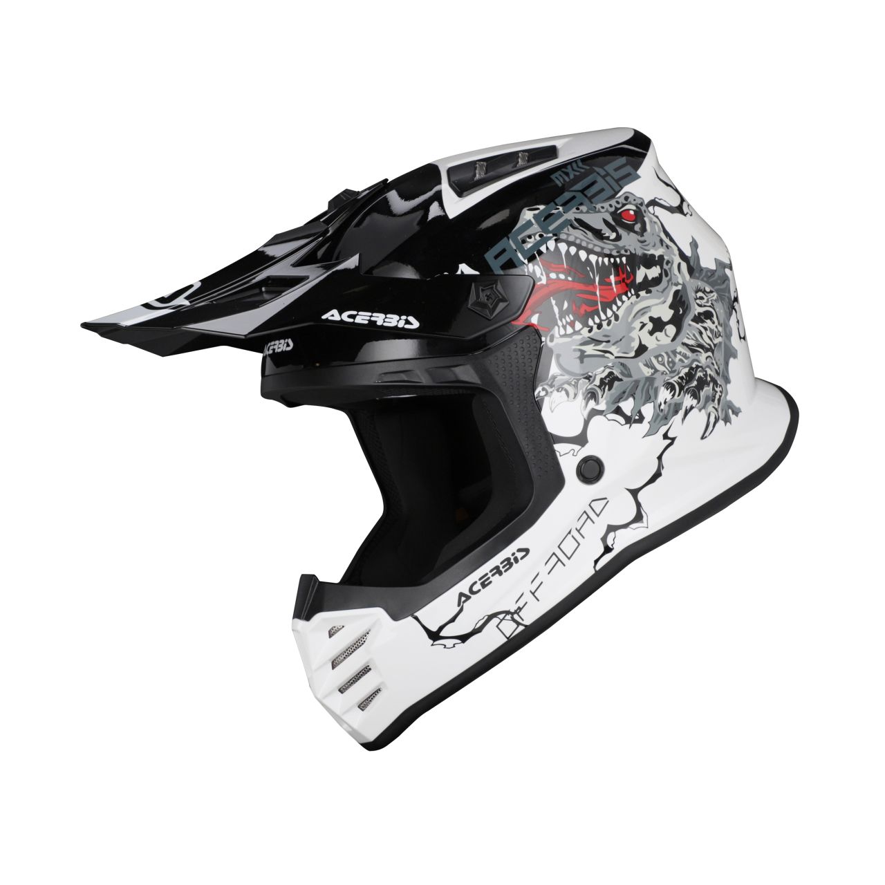 Acerbis PROFILE JUNIOR bukósisak (fehér/fekete) - 0025401.237