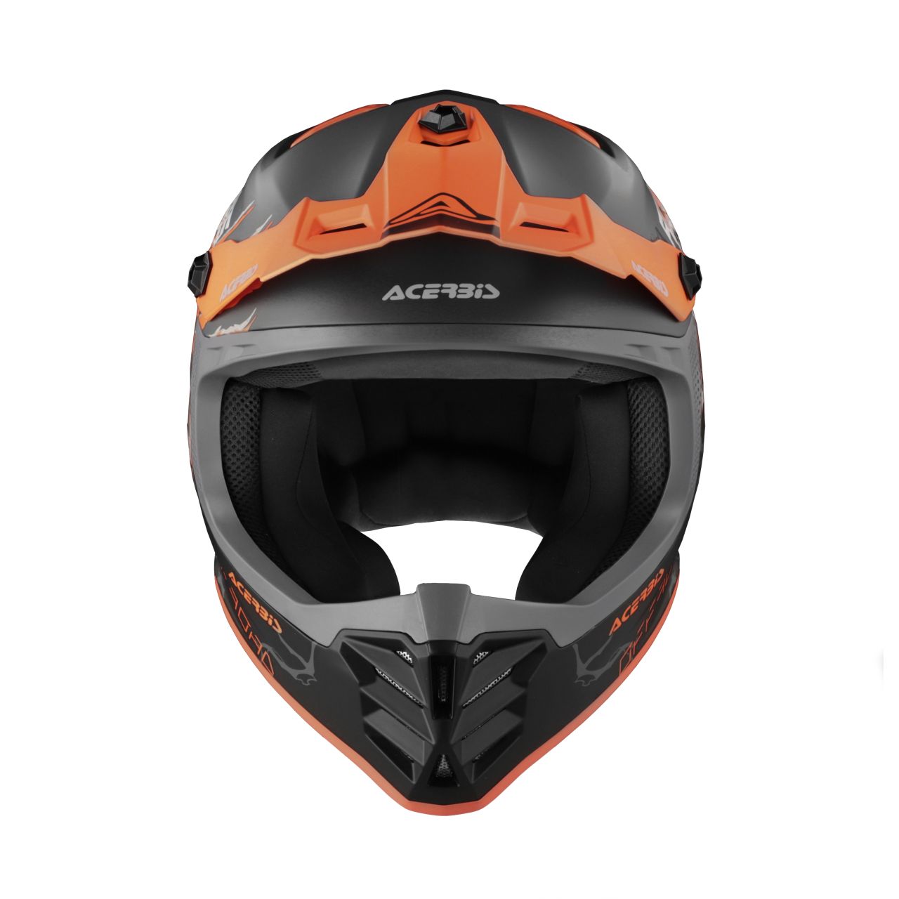 Acerbis PROFILE JUNIOR bukósisak (fekete/fluoreszkáló narancssárga) - 0025401.446