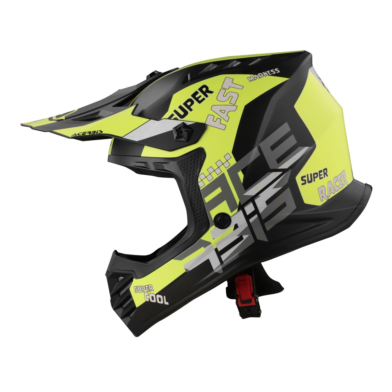 Acerbis PROFILE JUNIOR bukósisak (fekete/fluoreszkáló sárga) - 0025401.444 Acerbis PROFILE JUNIOR bukósisak (fekete/fluoreszkáló sárga) - 0025401.444