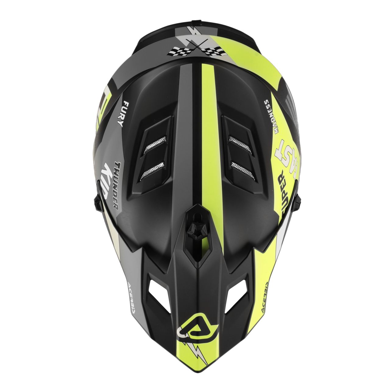 Acerbis PROFILE JUNIOR bukósisak (fekete/fluoreszkáló sárga) - 0025401.444 Acerbis PROFILE JUNIOR bukósisak (fekete/fluoreszkáló sárga) - 0025401.444