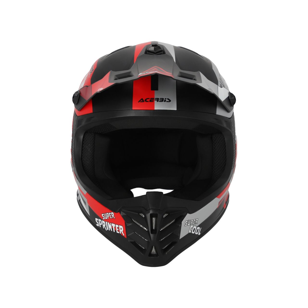 Acerbis PROFILE JUNIOR bukósisak (fekete/piros) - 0025401.323