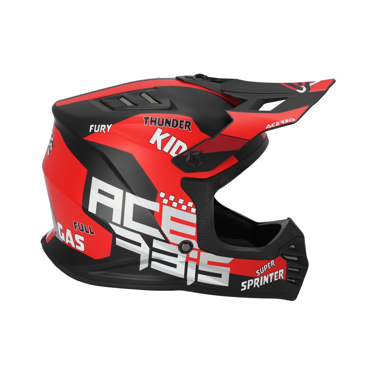 Acerbis PROFILE JUNIOR bukósisak (fekete/piros) - 0025401.323