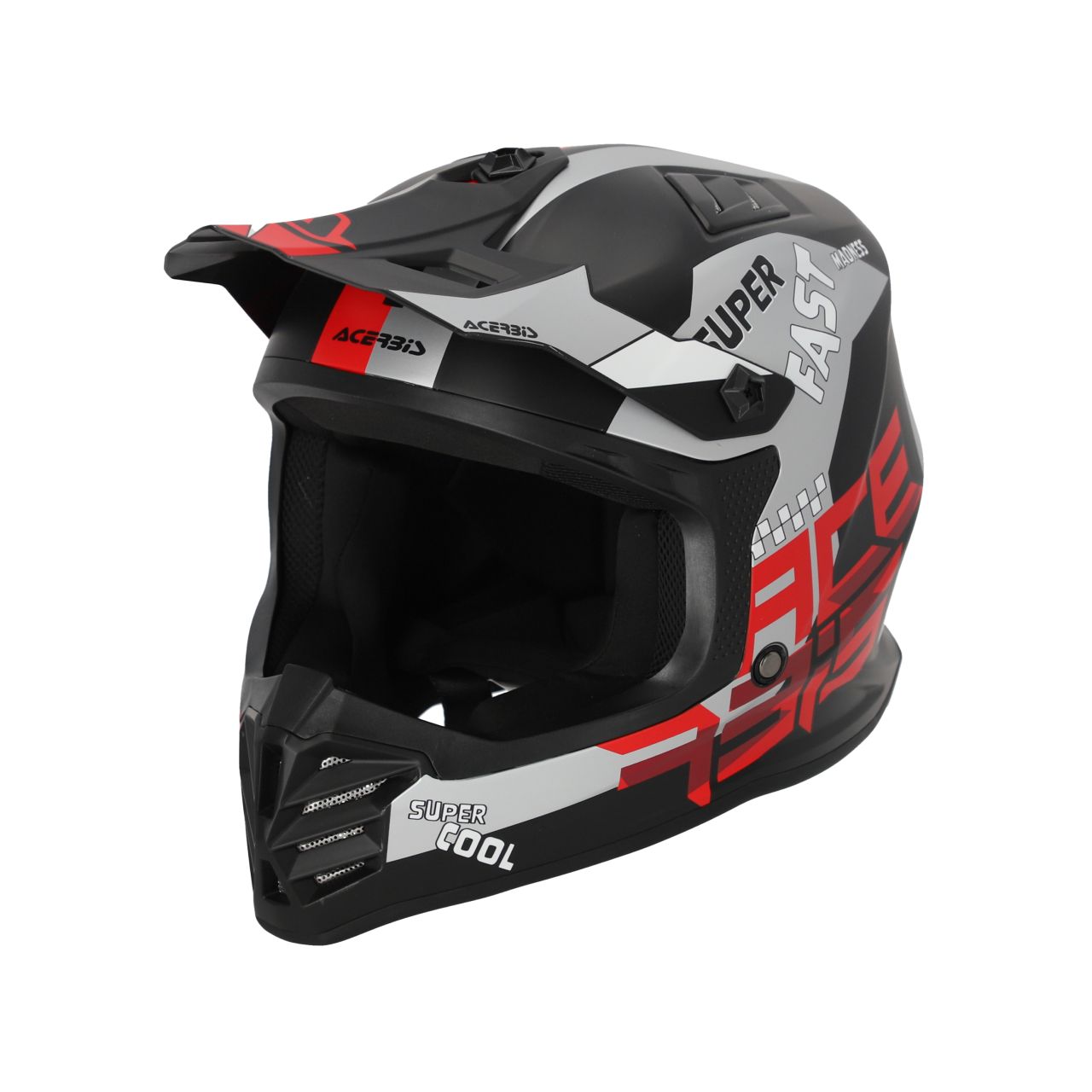 Acerbis PROFILE JUNIOR bukósisak (fekete/piros) - 0025401.323